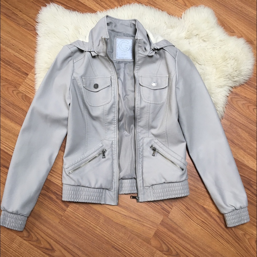 G by Guess Faux Leather Jacket